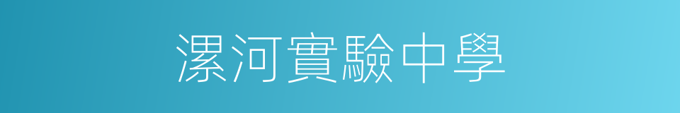 漯河實驗中學的同義詞
