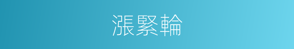 漲緊輪的同義詞