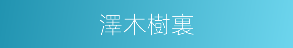 澤木樹裏的同義詞
