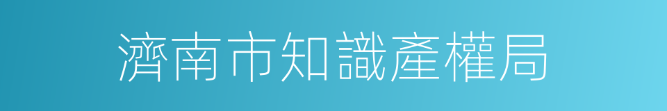 濟南市知識產權局的同義詞