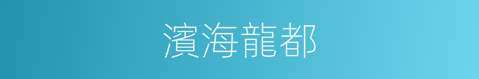 濱海龍都的同義詞
