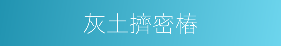 灰土擠密樁的同義詞