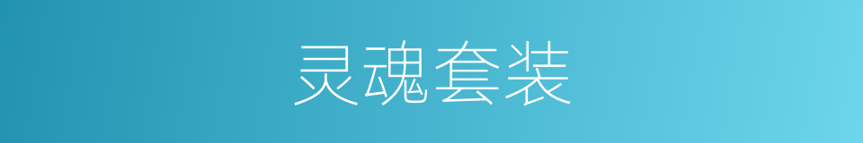 灵魂套装的同义词