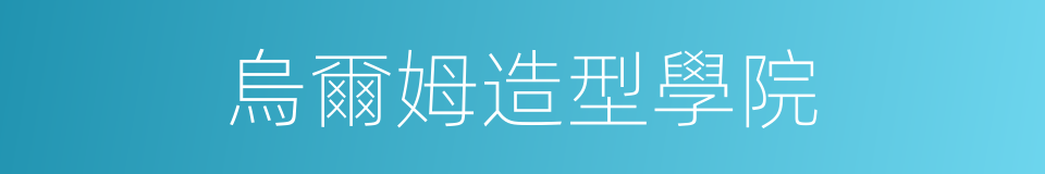 烏爾姆造型學院的同義詞