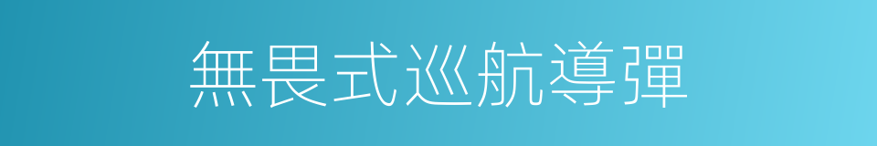 無畏式巡航導彈的同義詞