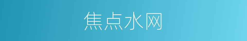 焦点水网的同义词