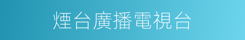 煙台廣播電視台的同義詞