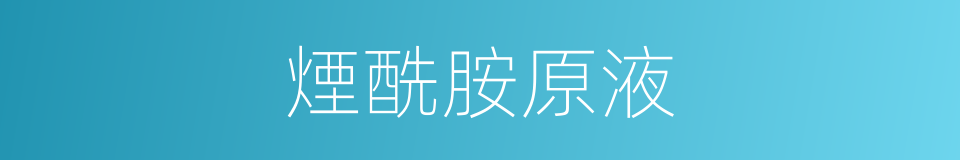 煙酰胺原液的同義詞