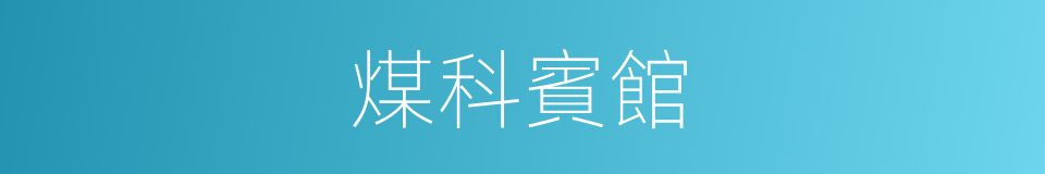煤科賓館的同義詞