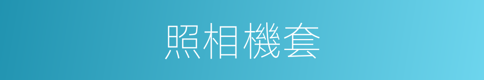 照相機套的同義詞