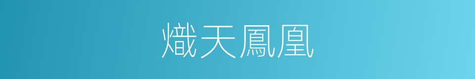 熾天鳳凰的同義詞