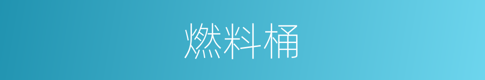 燃料桶的同义词