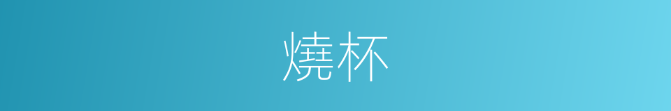 燒杯的意思