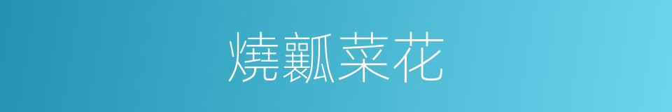 燒瓤菜花的同義詞