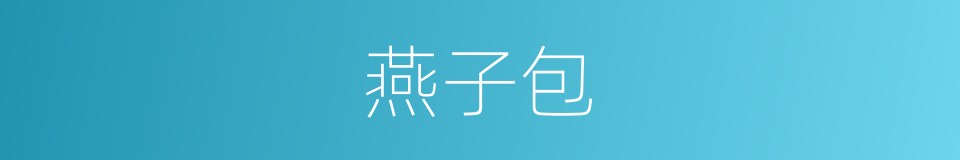 燕子包的同义词