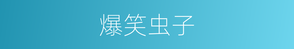 爆笑虫子的同义词