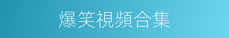 爆笑視頻合集的同義詞