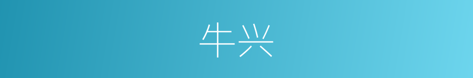 牛兴的同义词