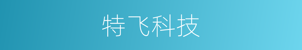 特飞科技的同义词