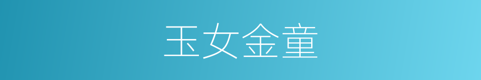 玉女金童的意思