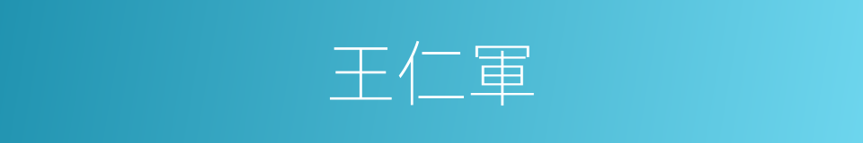 王仁軍的同義詞