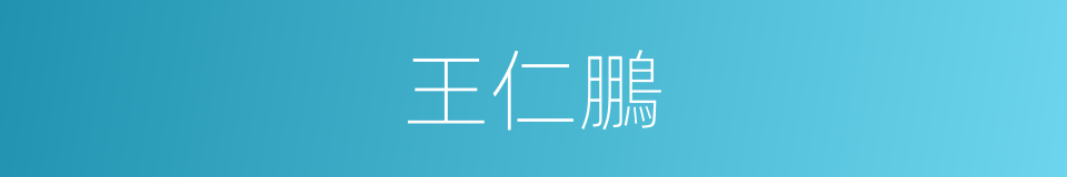 王仁鵬的同義詞