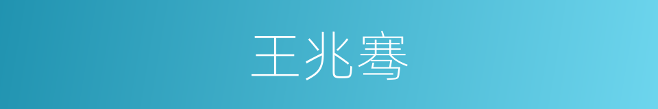 王兆骞的同义词