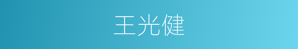 王光健的同义词