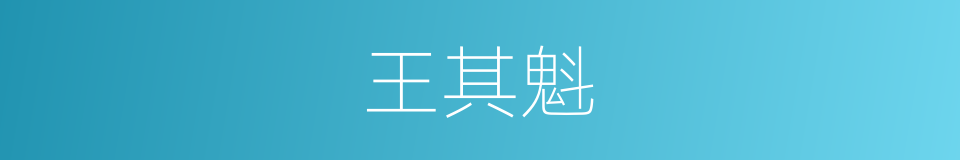 王其魁的同义词