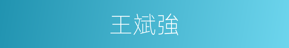 王斌強的同義詞