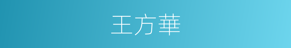 王方華的同義詞