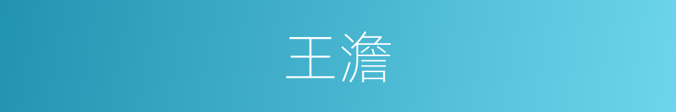 王澹的同义词