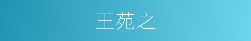王苑之的同义词