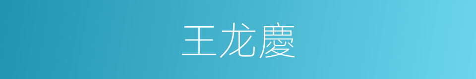 王龙慶的同義詞