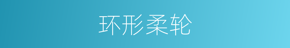 环形柔轮的同义词