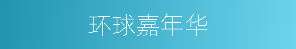 环球嘉年华的同义词