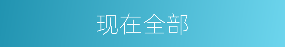 现在全部的意思