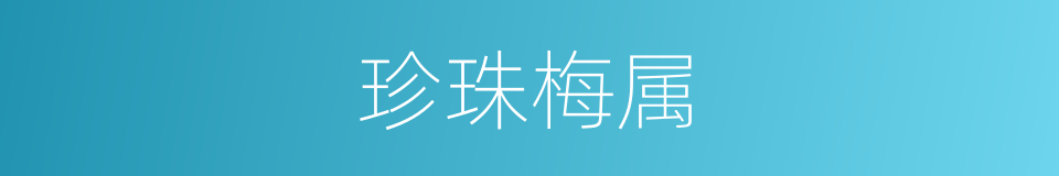 珍珠梅属的同义词