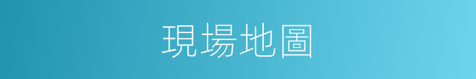 現場地圖的同義詞