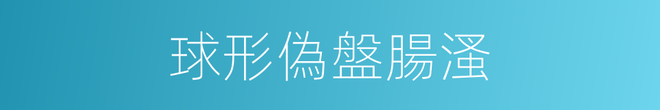 球形偽盤腸溞的同義詞