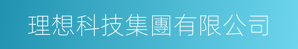 理想科技集團有限公司的同義詞