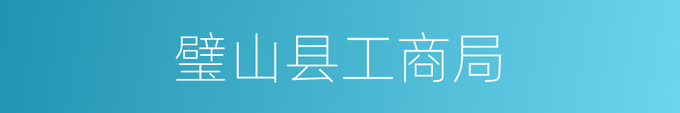 璧山县工商局的同义词