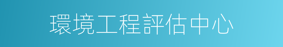 環境工程評估中心的同義詞