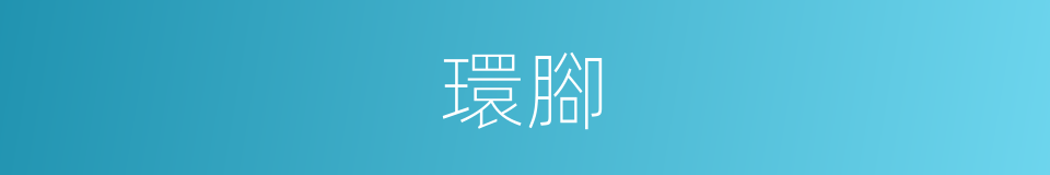 環腳的同義詞