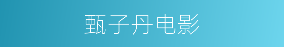 甄子丹电影的同义词
