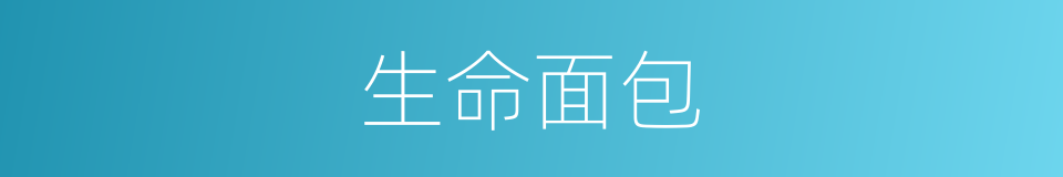 生命面包的同义词