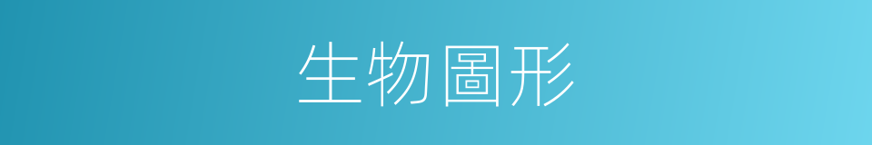 生物圖形的同義詞