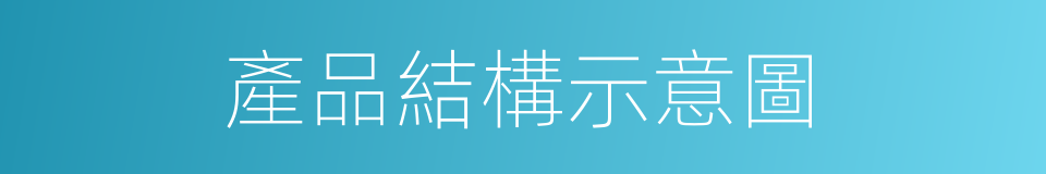 產品結構示意圖的同義詞