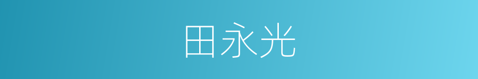 田永光的同义词