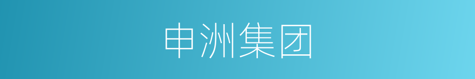 申洲集团的同义词